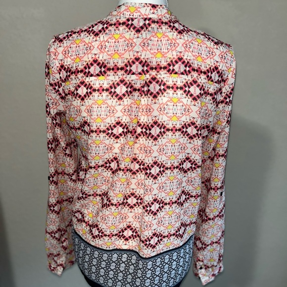 Anthropologie HD in Paris ‘Kaveri’ Pink Printed Blouse - Picture 9 of 14